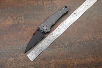 

Maxace Corvus 2 Folding Knife EDC M390 Black Stonewash Blade Free Shipping