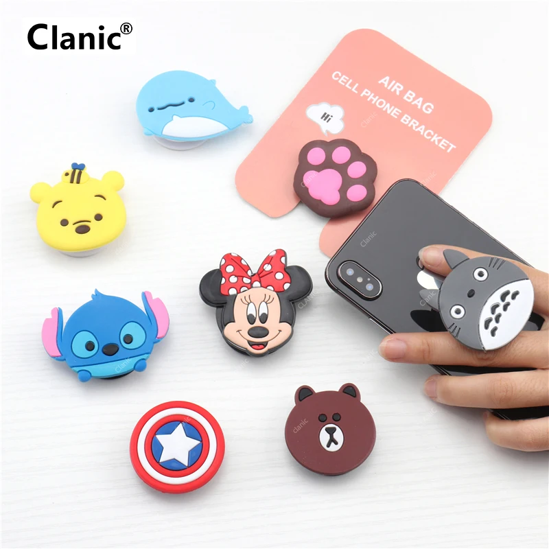 Cute Cartoon Mobile phone grip bracket phone expanding stand phone finger ring holder for phones for iphone x xs 8 xiaomi redmi Cute Cartoon Mobile phone grip bracket phone expanding stand phone finger ring holder for phones for iphone x xs 8 xiaomi redmi
