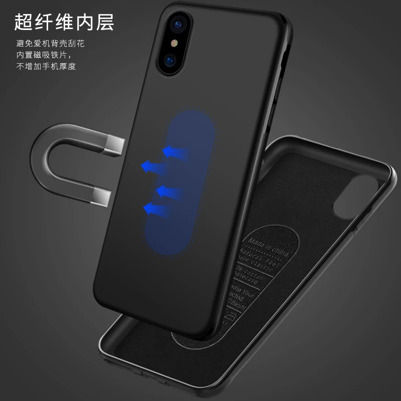 13 pro max case Magnetic Car Holder Silicone TPU Back Case For iPhone SE 2 13 12 11 Pro Max XR XS Max X 12 Mini with Metal Plate Free usb cable case iphone 13 pro max