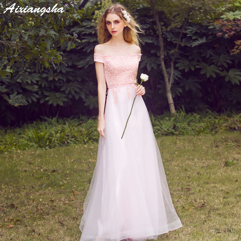 Розовый серый 2018 свадебное платье элегантный с вырезом и аппликацией плюс размеры кружево на спине vestido de noiva халат де mariée