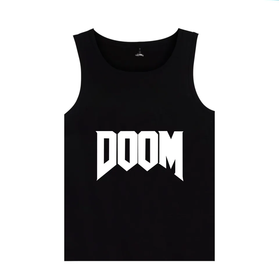 

First-person Shooter Game DOOM Tank Tops Men Women Summer Clothing DOOM DILLA Print Tank Tops Vest
