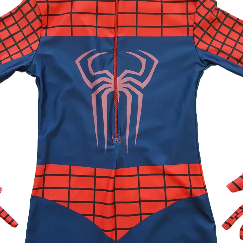 Черный для мальчиков по мотивам комикса «Человек-паук»; костюм Venom Детский костюм супергероя, Косплэй лайкры боди костюмы зентай костюм для Хэллоуина с длинным рукавом нарядное детское платье