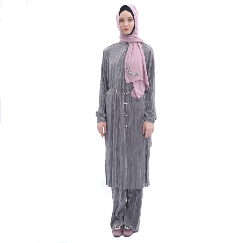 Мусульманское платье Рамадан одежда женщин мусульманских стран Для женщин Малайзии джилбаба Djellaba халат мусульманин турецкий баю кружева
