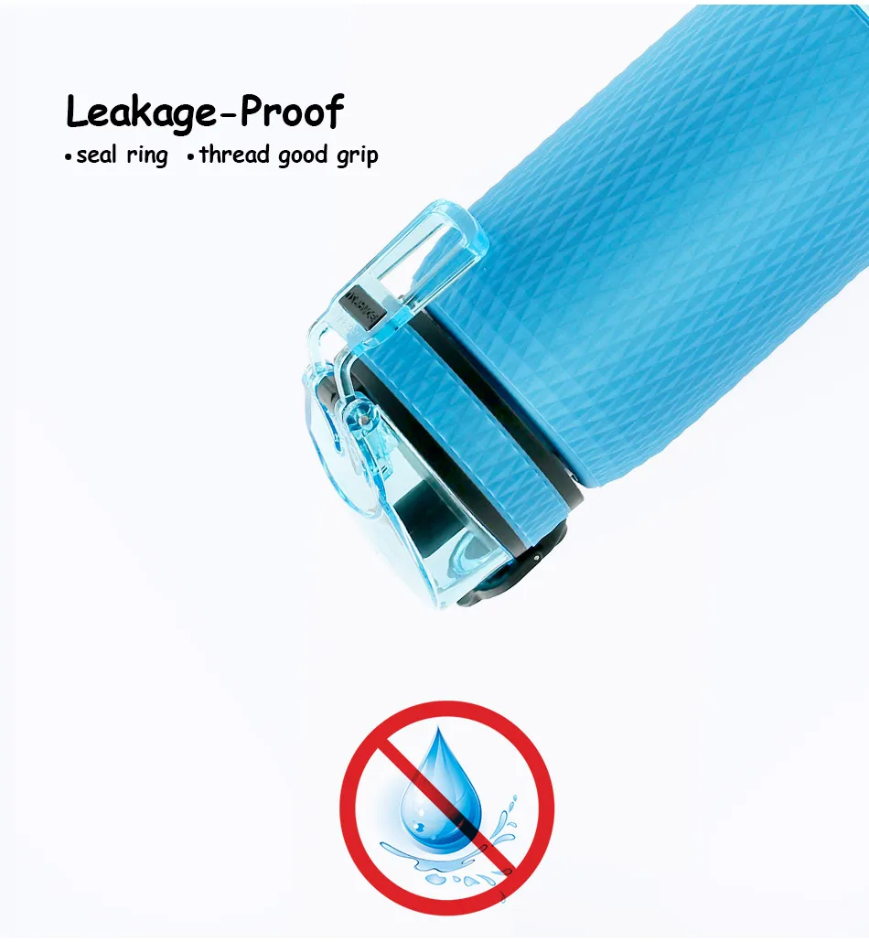 UZSPACE 700ml Tritan Sports Water Bottles Creative Portable buckle Lemon fruit tea Filter Shaker Drink Bottle For Water BPA Free680ML5057_05