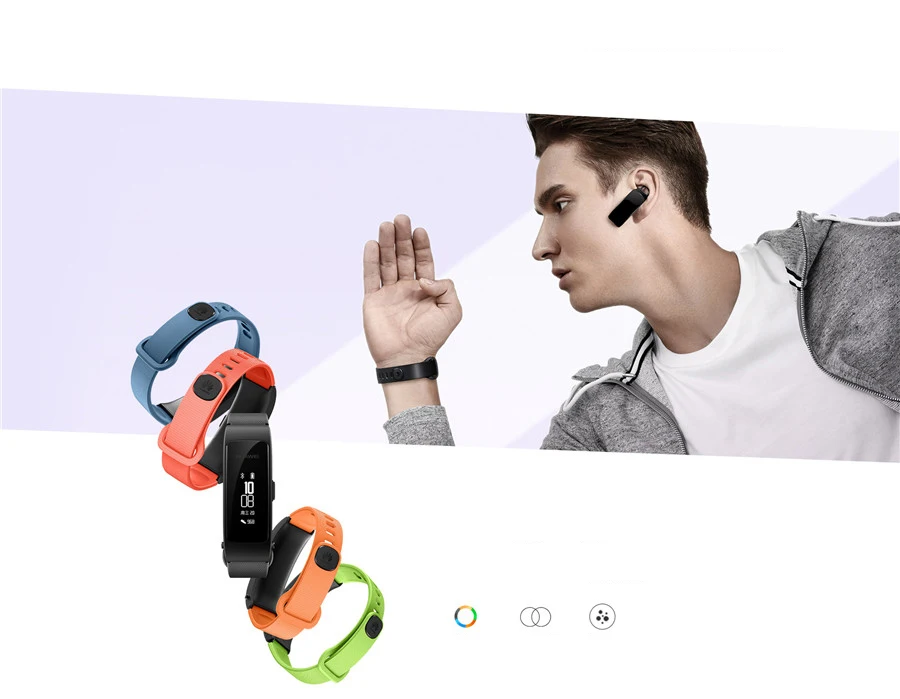 Huawei Talkband B3 Lite mart браслет Bluetooth гарнитура ответ/конец вызова Запуск ходьбы сон Авто трек будильник Сообщение