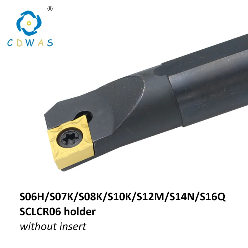 

S06H S07K S08K S10K S12M S14N S16Q SCLCR06 Internal turning tool CNC Tool holder for CCMT060204 / CCMT060208 insert Lathe tools