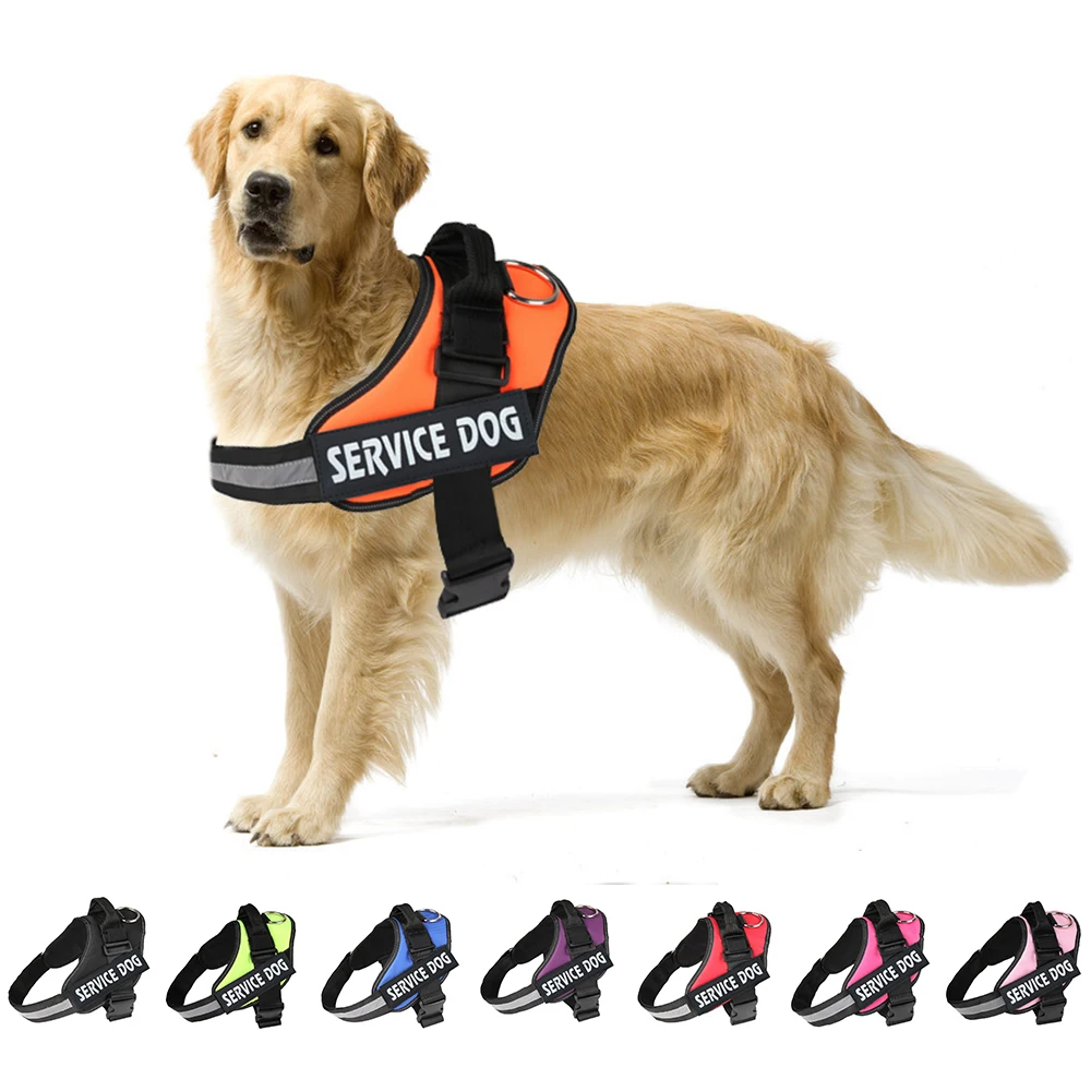 Pet Harnesses For Dogs Reflective Adjustable Dog Vest Harness For Husky Puppy Chihuahua Medium