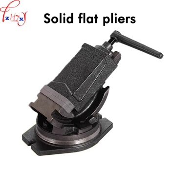 

1pc Inclinable Angle solid flat tongs 4 inch 360-degree rotary precision taper vise precision high quality flat tongs