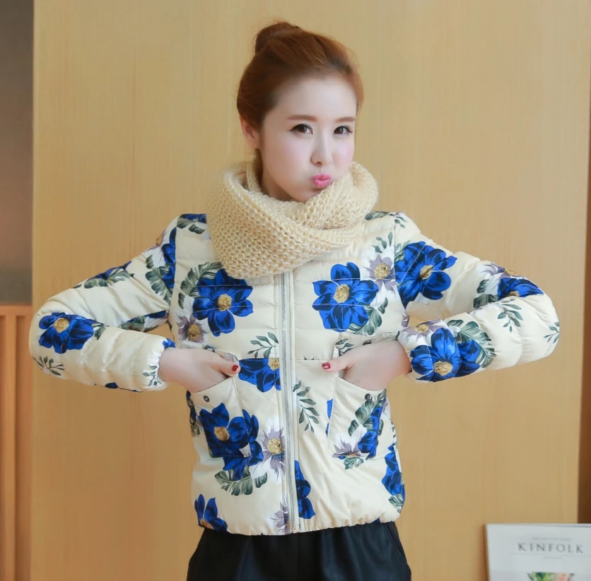 font b Women b font Winter Coats 2017 Fashion Solid Printing Outerwear font b Womens