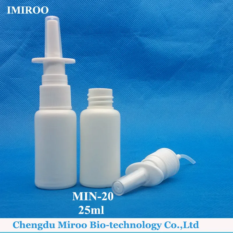 Free Shipping 52 sets 25ml Fine Nasal Mist Spray Plastic Refillable