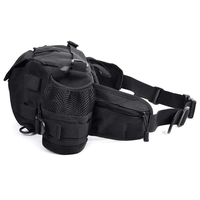 Военные Стиль путешествия бутылки воды Waistbag Фанни поясная сумки 600D нейлон ремень