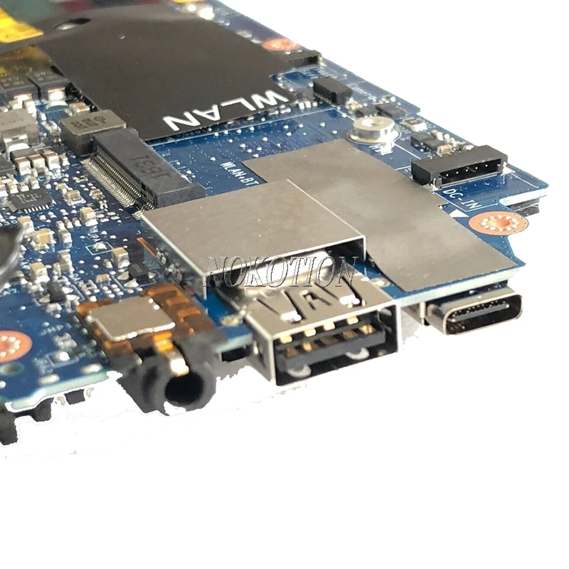 Nokotion caz00 la-d841p для dell xps 13 9360 CN-0t9vpc0t9vpc t9vpc Материнская плата ноутбука с sr2zu i5-7200u cpu 8 Гб памяти