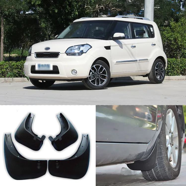 4pcs High Quality ABS Mudguard Splash Guards Fender Mud Flaps For Kia