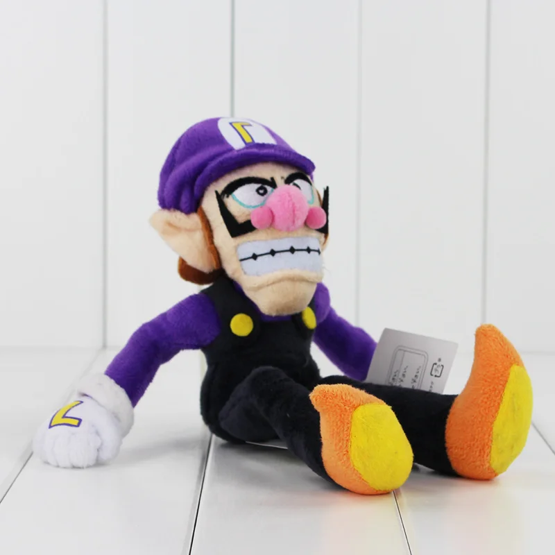 27 см Waluigi Лидер продаж Super Mario Bros Братья Луиджи Марио Waluigi плюшевые куклы мягкая игрушка фигурки фильмов