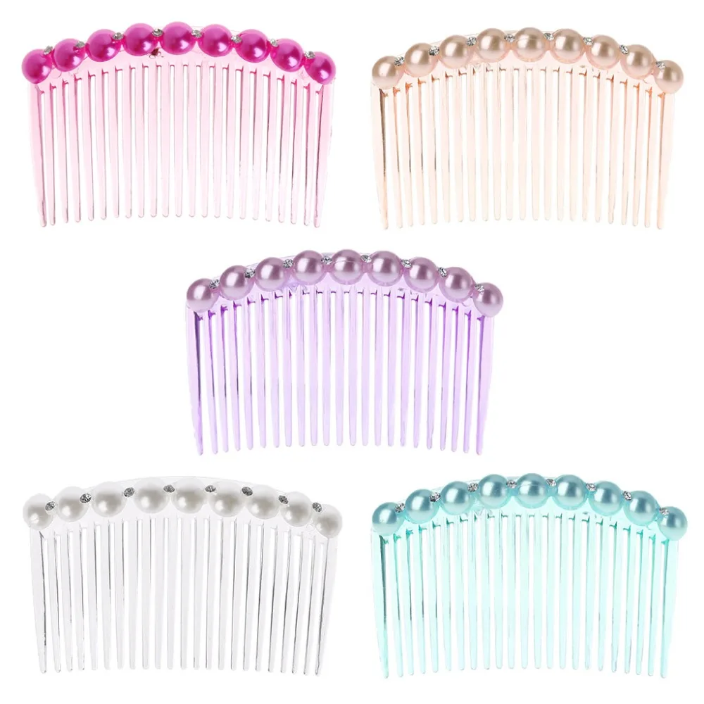 

Fashion Comb 23 Tooth Plastic Headwear Hair Accessories Women DIY Clip Tool