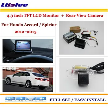 

Liislee For Honda Accord/Spirior 2012~2015 Car Rearview Camera + 4.3" LCD Monitor = 2 in 1 Parking Assistance System