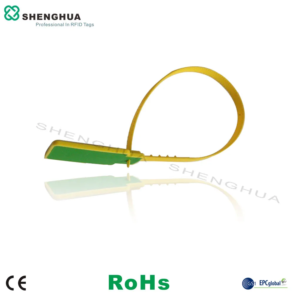 

100pcs/bag Plastic Tamper Proof Waterproof UHF Passive Rfid Seal Tag Zip Tie Label for Container Tracking System