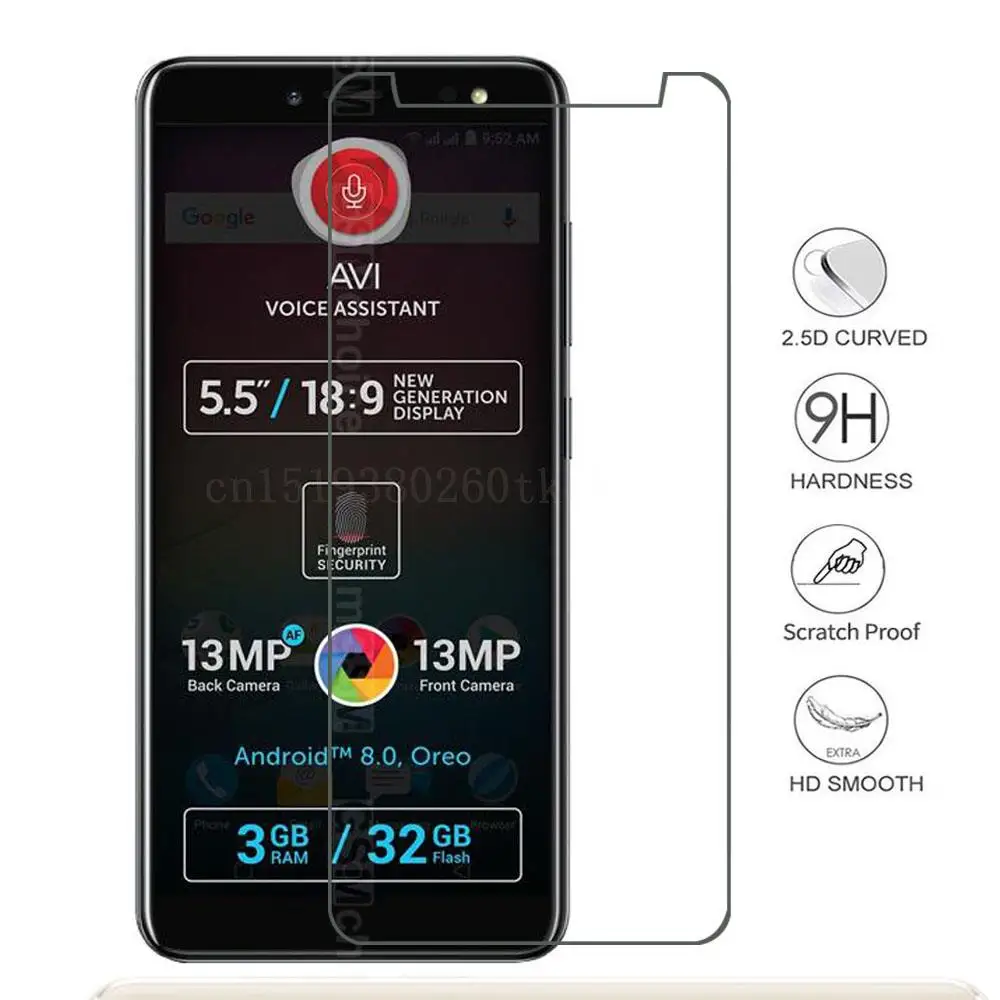 

Ultra Thin Tempered Glass For ALLVIEW V3 VIPER Toughened Screen Protector Film Protective Screen Case Universal