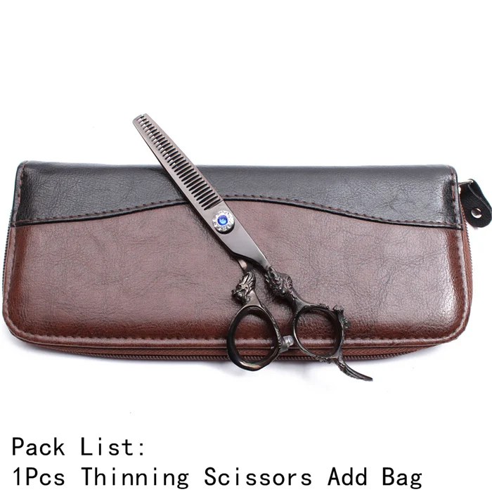 C9004 Hei T YY 5," 6" 440C черный Цвет гравировка логотипа комплект для ухода за собакой прямые ножницы Thinninng ножницы для домашних животных ножницы для животных C9004 - Цвет: C9004 Hei T YY