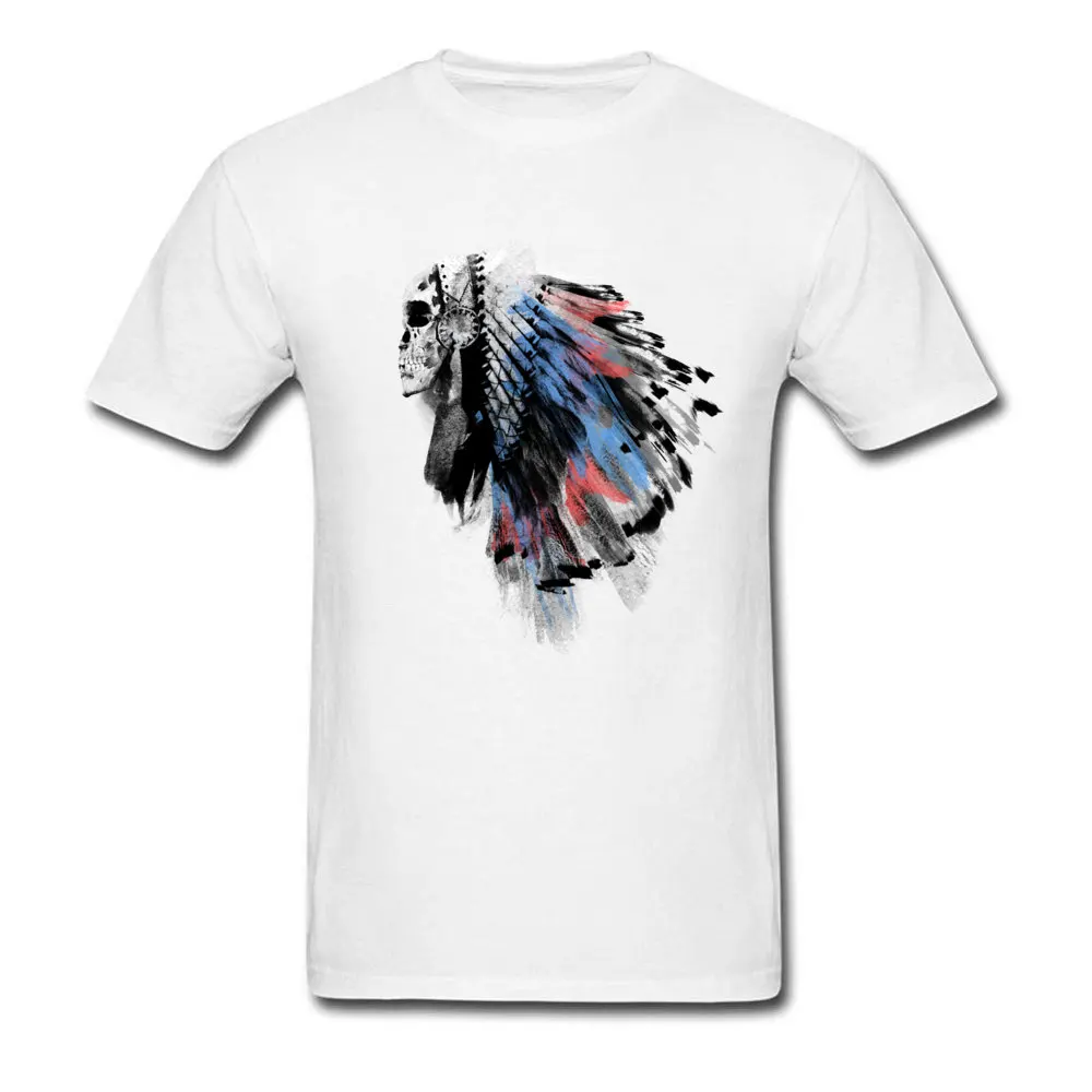Dead Chief Cotton T-Shirt for Men Short Sleeve Slim Fit Tees Brand New Lovers Day Crew Neck T Shirt Printed On Dead Chief white
