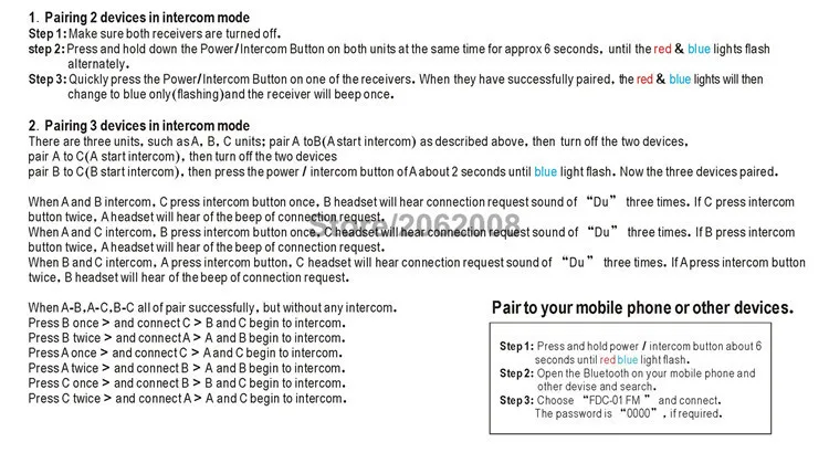 1 шт 500 м Мотоциклетный Bluetooth шлем домофон гарнитура BT домофон спортивный шлем комплекты 2 Райдер полный дуплексный домофон с FM FDC-01