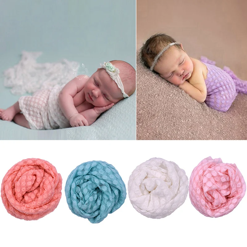 Baby Receiving Photography Blankets Summer Candy Color Photo Props
