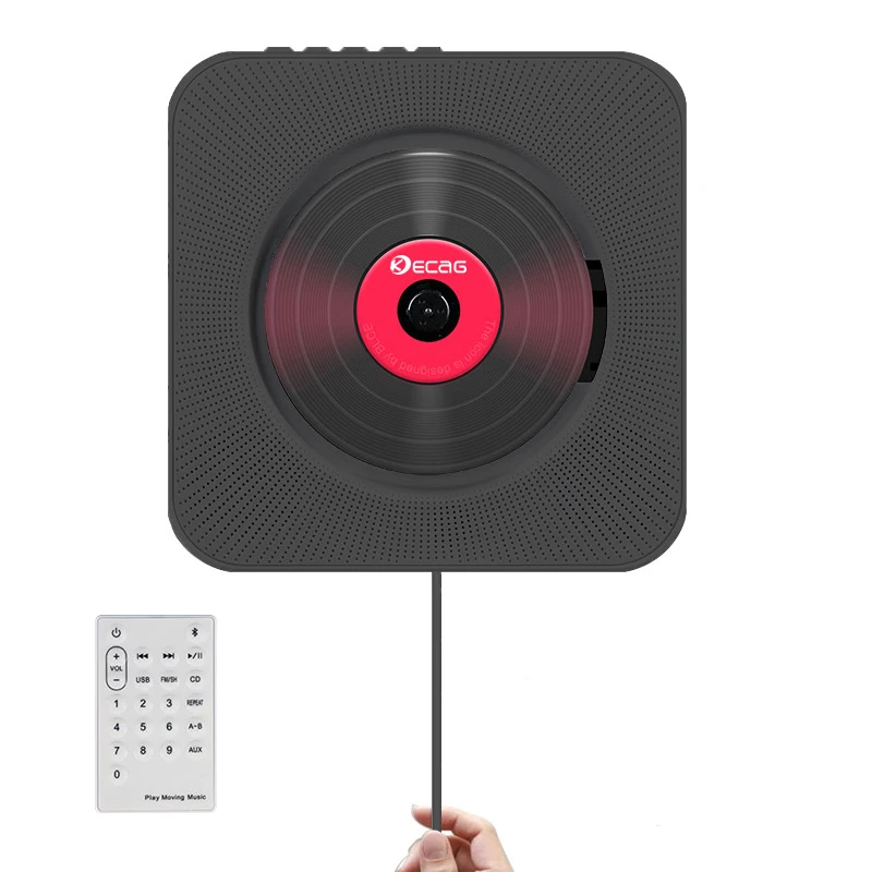 Портативный CD MP3 плеер Bluetooth настенный домашний аудио магнитофон динамик