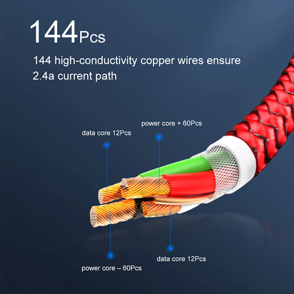 2.4A светодиодный магнитный кабель Micro USB для быстрой зарядки для Xiaomi Redmi 7 7A 6 6A S2 Y3/huawei Honor 20i 8S 8A 8C 8X Max 7X 7A 7C Pro