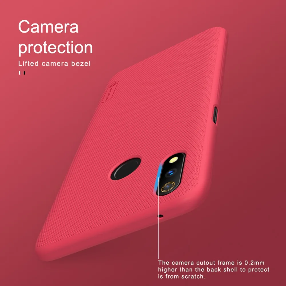 Realme 3 Pro чехол Nillkin Super Frosted Shield Жесткий PC защитный чехол на заднюю панель Ультратонкий чехол для Realme 3 Pro Nilkin чехол для телефона