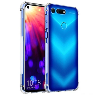 Роскошные противоударный Чистый мягкий чехол Капа для huawei Honor V20 чехол для телефона Силиконовая задняя крышка для Honor V20 HonorV20 PCT-AL10 Shell - Цвет: Бежевый