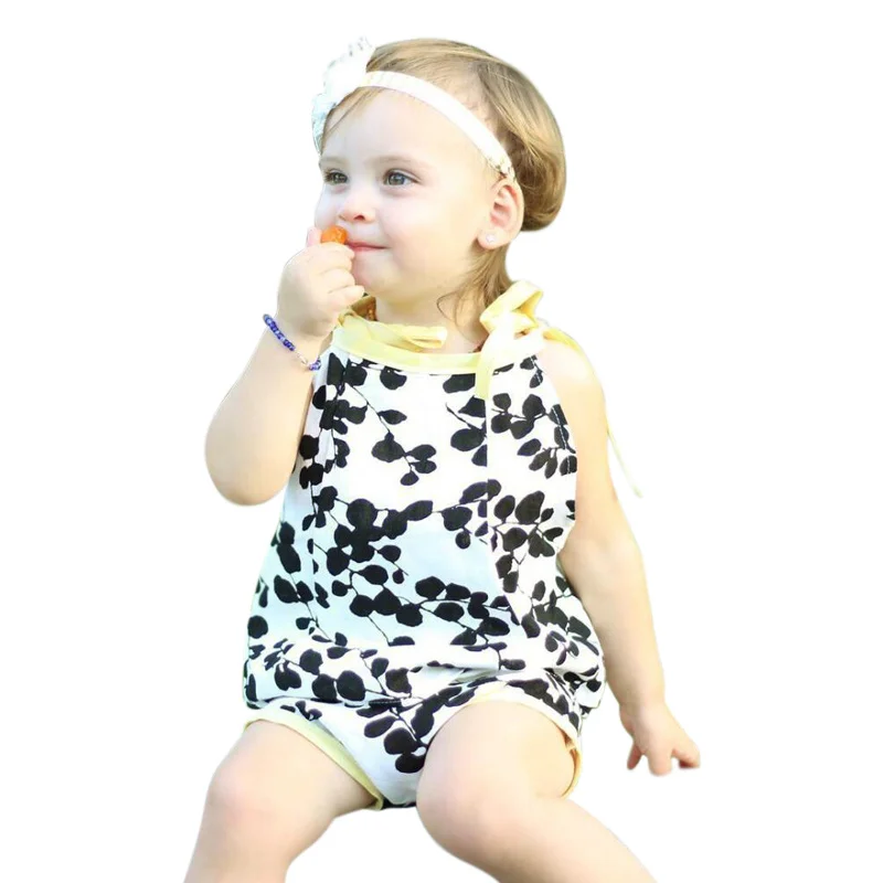 

Summer Brand 2017 Printing Baby Girl Clothing Set Tank Vest Top+Shorts Kid Girl Summer Sleeveless Set Children Girl Clothes Set