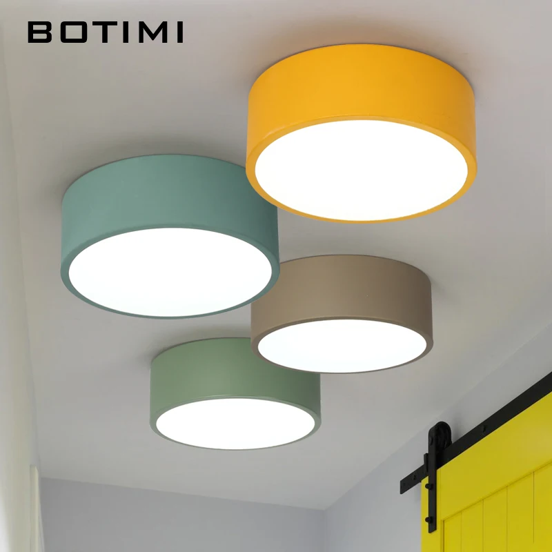 BOTIMI Новое Прибытие Светодиодные Потолочные Светильники Красочные Лампы Для