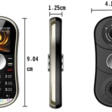 Спиннер-Спиннер для рук, Мини Кнопка для мобильного телефона, 1,3 дюймов, две sim-карты, светодиодный фонарик, тревожный стресс, Спиннер для пальцев, аппарат для пожилых людей