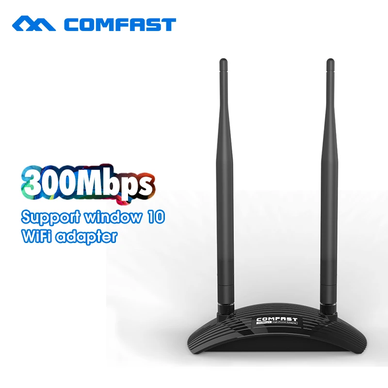 300Mbps High Power USB Wifi adapter COMFAST CF-WU7300ND Wireless Adapter RALINK RT3072 chipset with 2pcs 6dBi Omni wifi Antenna