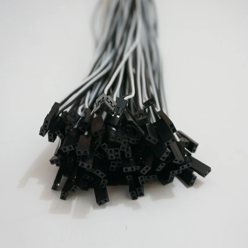 Кабель удлинитель для радиоуправляемой модели 1000 шт. 26AWG 300 мм 2 контакта кабель