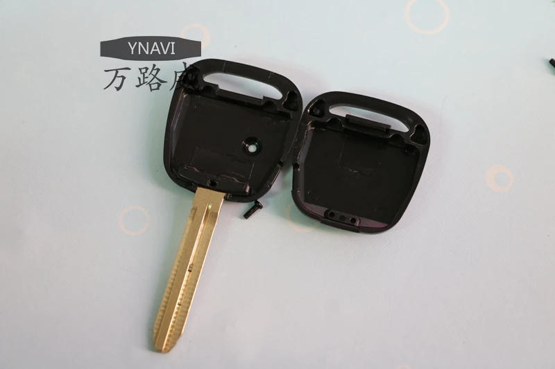 

YNAVI High Quality Car Key Shell Replacement Remote Key Blank Case Fit For Toyota Toy43 Blade With A Hole On The Side