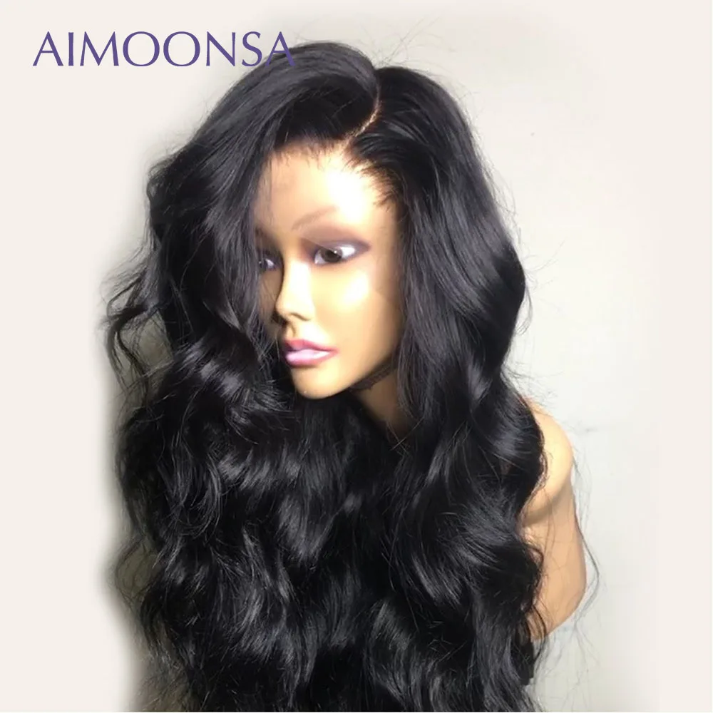

13x6 HD Lace Transparent Body Wave Wig 150% Density Transparent Lace Front Human Hair Wigs Remy Full Ends PrePlucked Lace Wig