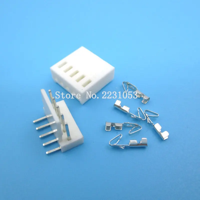 

20 Sets KF2510 KF2510-5AW KF2510-5P Connector Right Angle Pin Header 2.54mm 5pin
