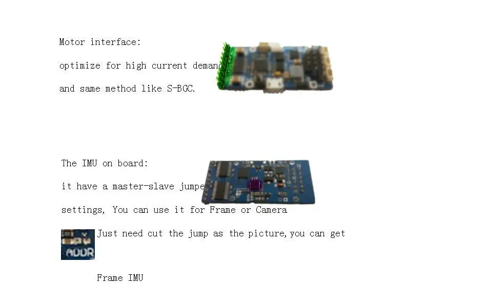 Крошечный Pro "AlexMos" датчик BGC3.0 SBGC V3.0 32bit ARM 3-осевой и портативный монопод с шарнирным замком контроллер официальный