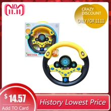 

LeadingStar Baby Musical Simulation Steering Wheel with Light Developing Educational Toys for Children Birthday