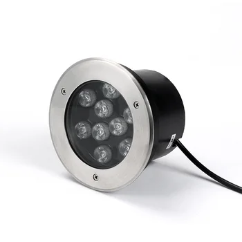 

2pcs/lot 9W 12W IP68 Buried Underwater Light 12V 24V Outdoor Under Ground Spot Lamps Waterproof Embedded RGB LED Spotlight