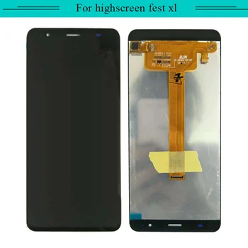 

Tested 3pcs For Highscreen Fest XL FestXL Full LCD Display Assembly Complete with touch Screen Replacement with Free Shipping