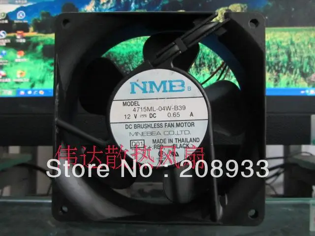 

For NMB 12038 DC 12V 0.65A 4715ML-04W-B39