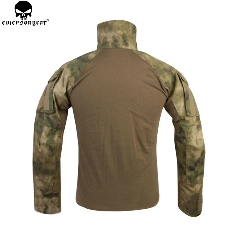 Мужские брюки для охоты EMERSONGEAR камуфляжные с наколенниками рубашка камуфляжным
