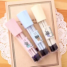 Для кулинарно-деликатесной продукции 12 шт./компл. нейтральная чернила гелевая ручка с заправляемым стержнем с чернилами стандартных цветов хорошее качество пополнения чернил цвет: черный, Синий Красный 0,38 мм пуля пополнения чернил для офиса и школы