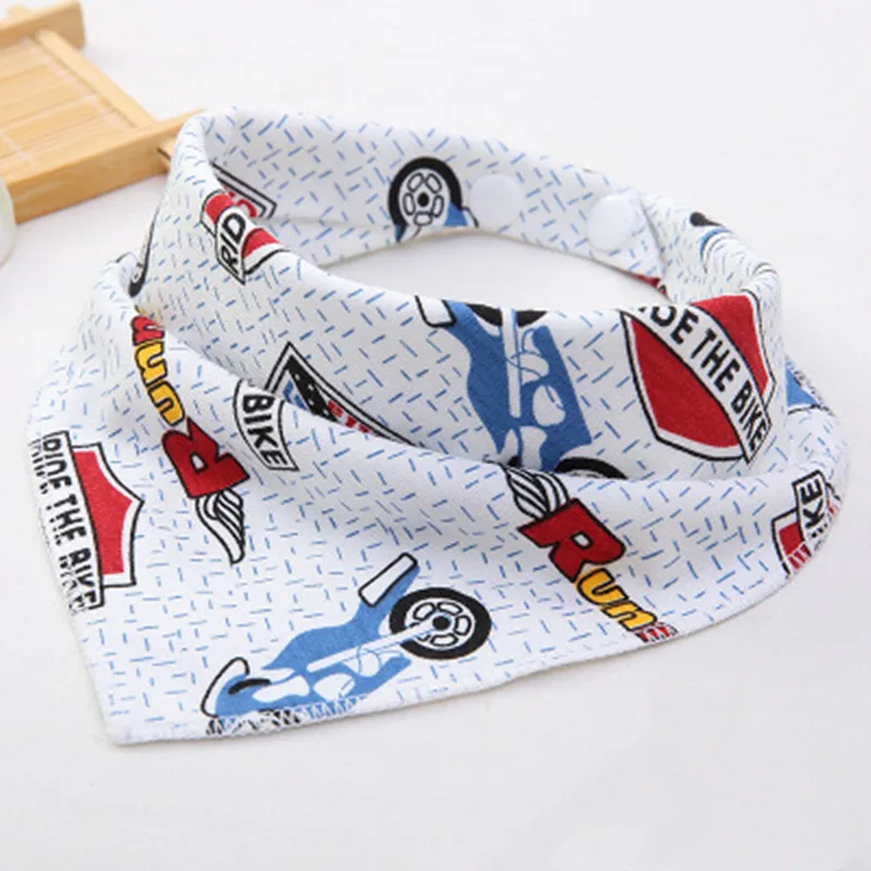 

Baby bibs muslin baby cotton bib burp cloth triangle waterproof bibs suck pad saliva towel babero algodon printed bandana