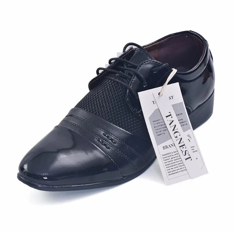 Tangnest/ Классические Мужские модельные туфли винтажные мужские оксфорды на плоской подошве черные коричневые кожаные мужские деловые туфли большие размеры 38-45 XMP418