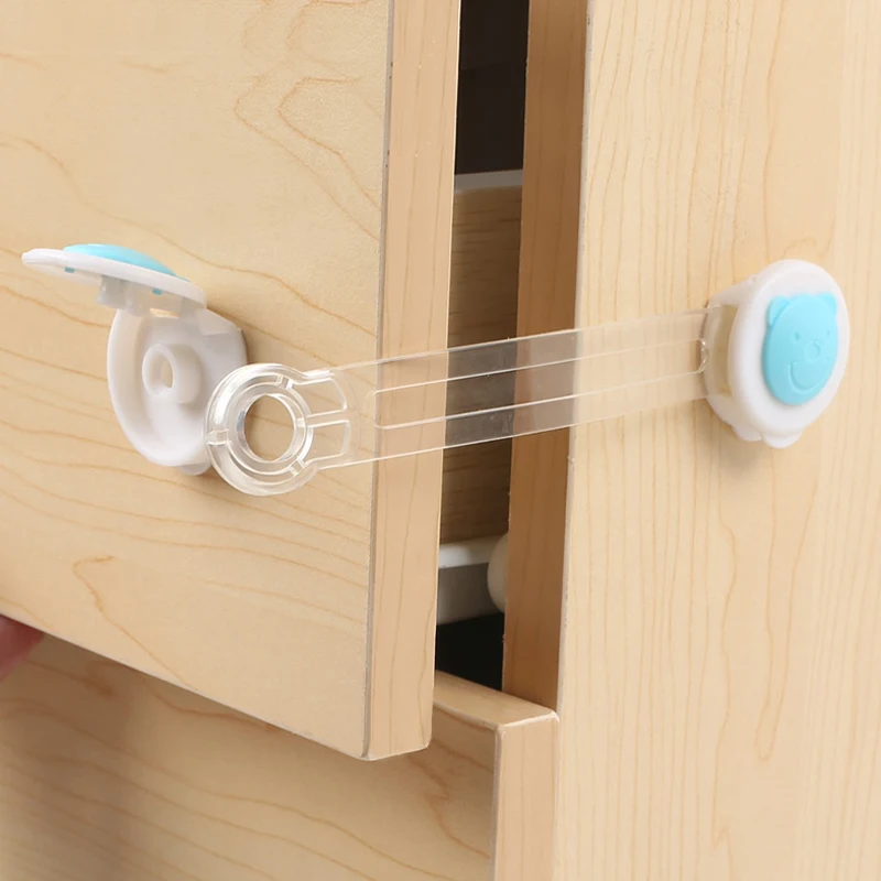 الطفل الأطفال الاطفال سلامة الرعاية خزانة بلاستيك حماية أقفال درج قفل خزانة طويلة نمط قفل أمان الثلاجة مجلس الوزراء