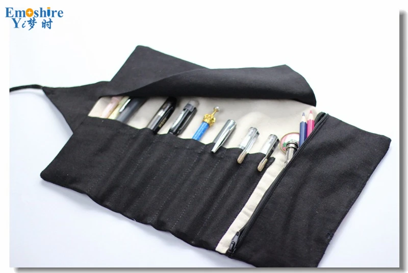 Emoshire High - end pen storage package cotton pen display bag collection bag pencil case pencils fashion business (1)