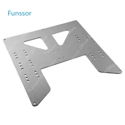 Funssor 3D Анет A8 A6 3D-принтеры обновления Y каретки анодированного Алюминий плиты Анет A8 Y-перевозки пластина обновления